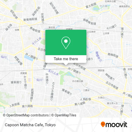 Capoon Matcha Cafe map