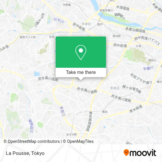 La Pousse map