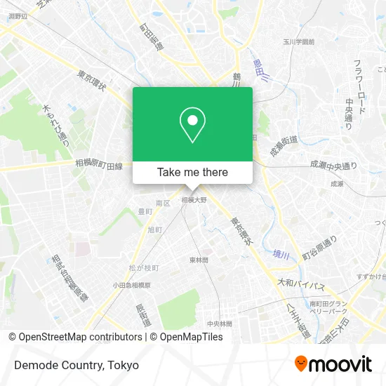 Demode Country map