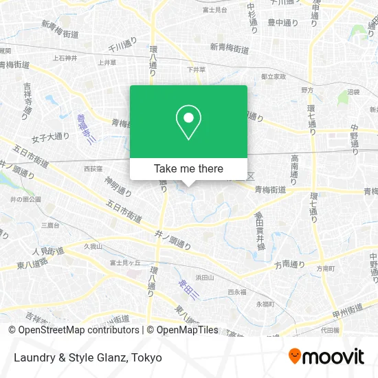Laundry & Style Glanz map