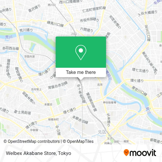 Welbex Akabane Store map
