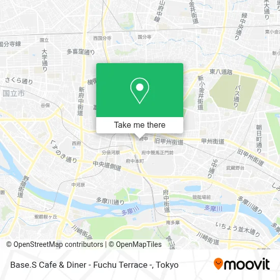 Base.S Cafe & Diner - Fuchu Terrace - map