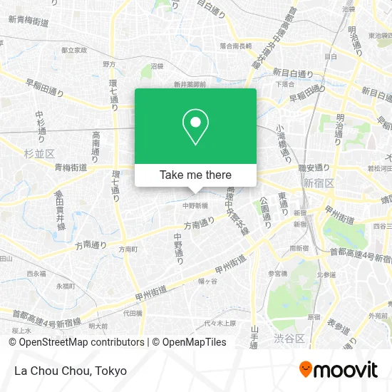 La Chou Chou map