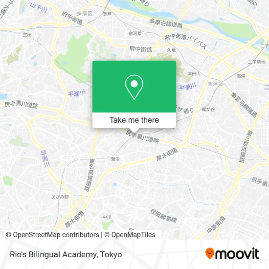 Rio's Bilingual Academy map