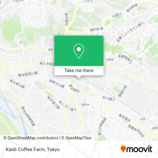 Kaldi Coffee Farm map