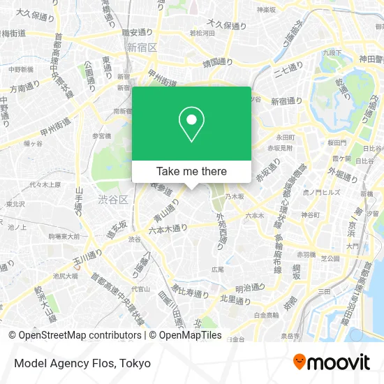 Model Agency Flos map