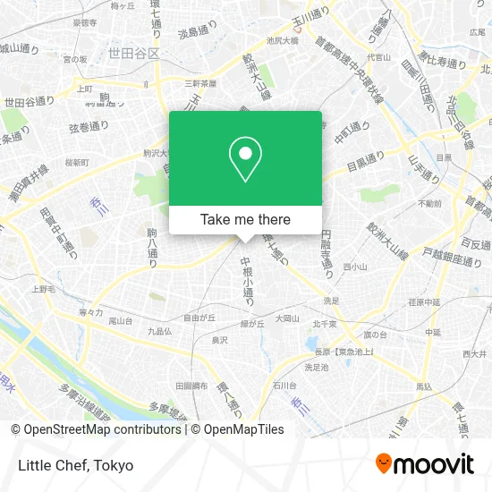 Little Chef map