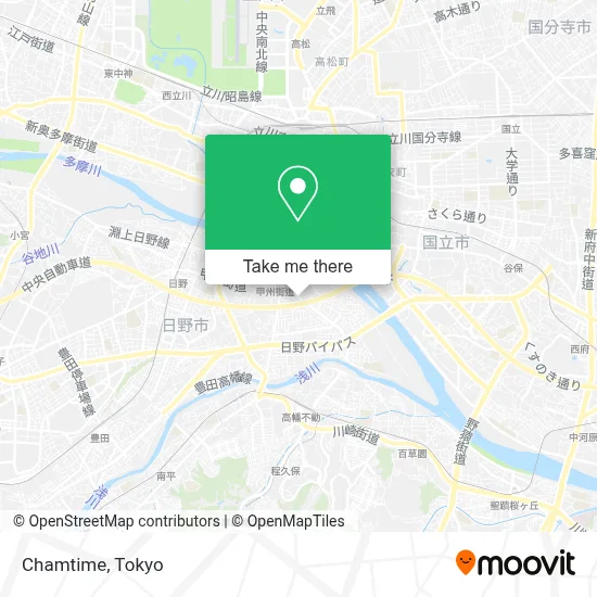 Chamtime map