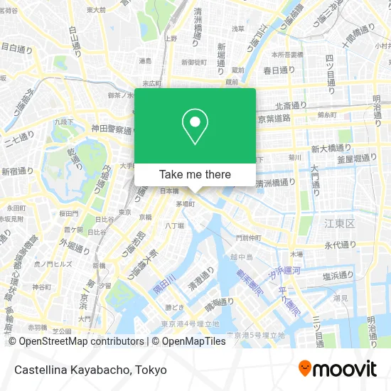 Castellina Kayabacho map