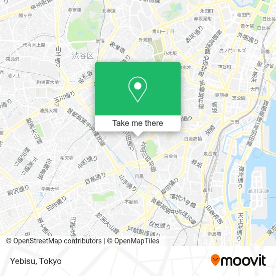 Yebisu map
