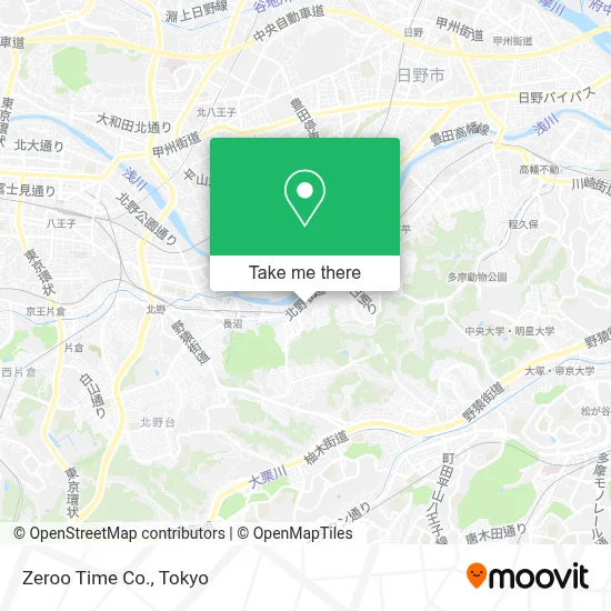 Zeroo Time Co. map