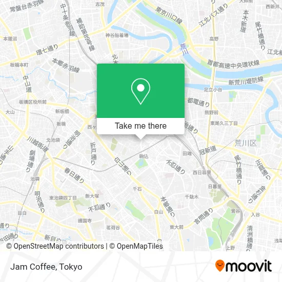 Jam Coffee map