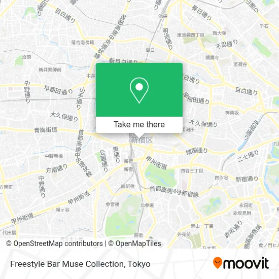 Freestyle Bar Muse Collection map