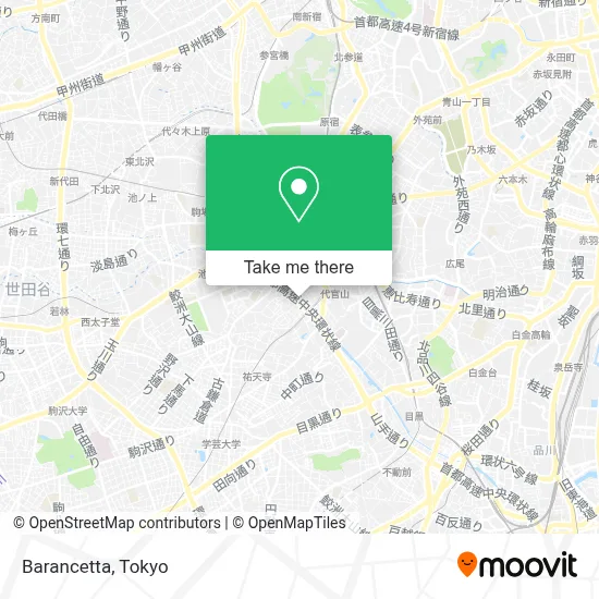 Barancetta map