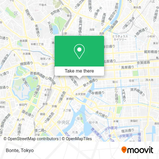 Bonte map