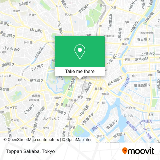Teppan Sakaba map