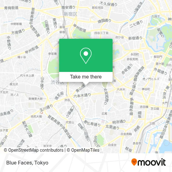 Blue Faces map