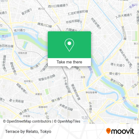 Terrace by Relato map
