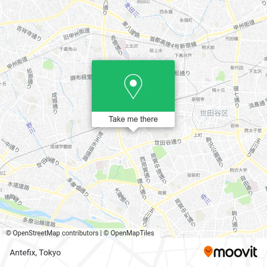 Antefix map