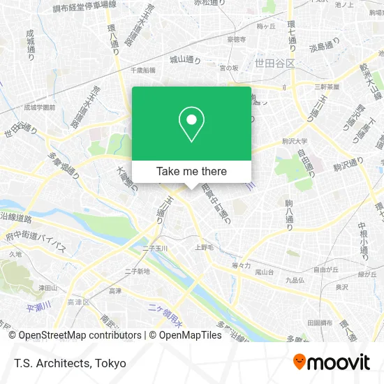T.S. Architects map