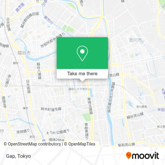 Gap map
