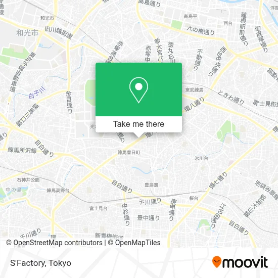 S'Factory map