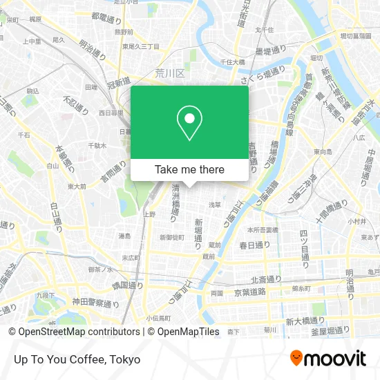 Up To You Coffee map