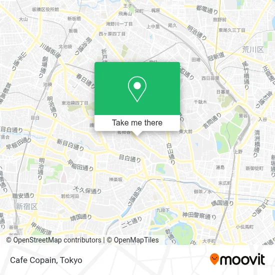 Cafe Copain map