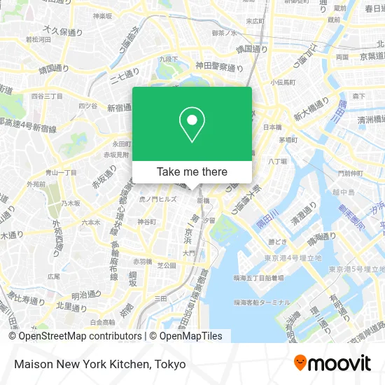 Maison New York Kitchen map