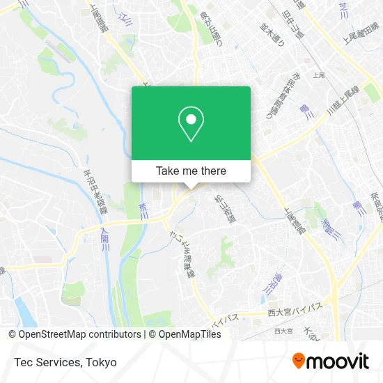Tec Services map