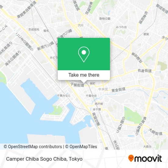 Camper Chiba Sogo Chiba map