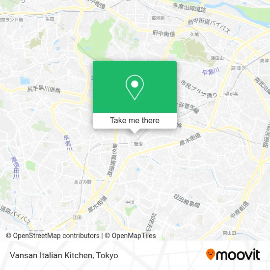 Vansan Italian Kitchen map
