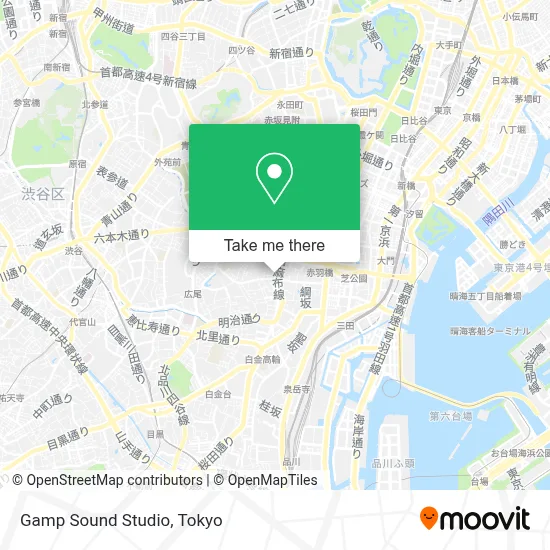 Gamp Sound Studio map