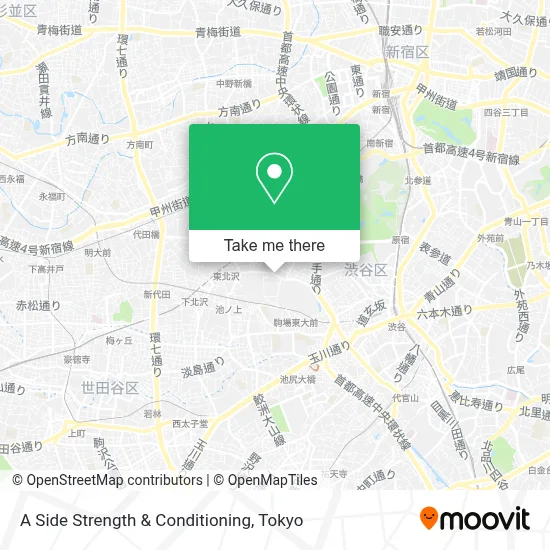 A Side Strength & Conditioning map