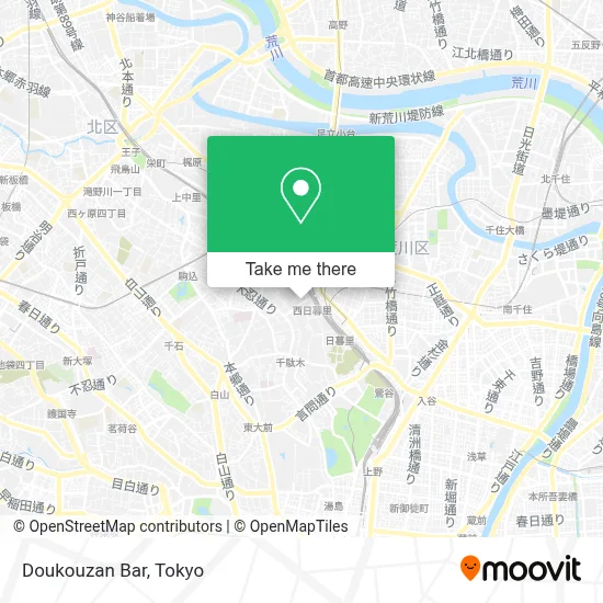 Doukouzan Bar map