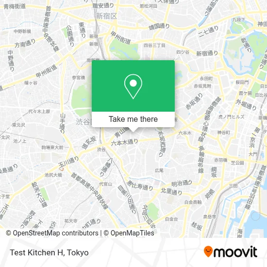 Test Kitchen H map