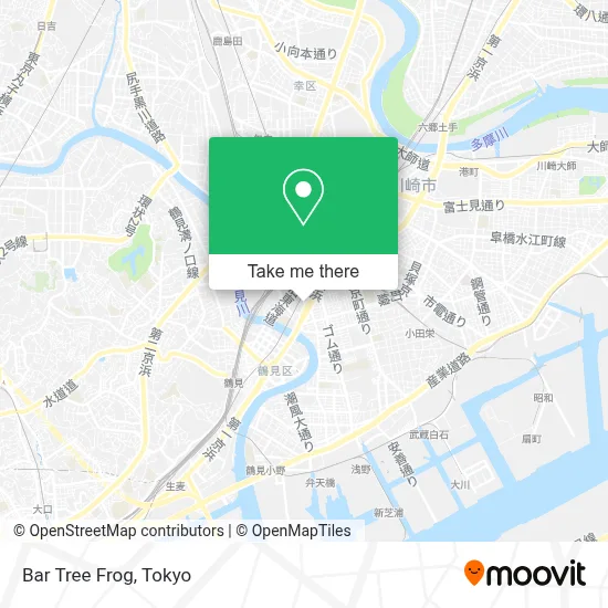 Bar Tree Frog map