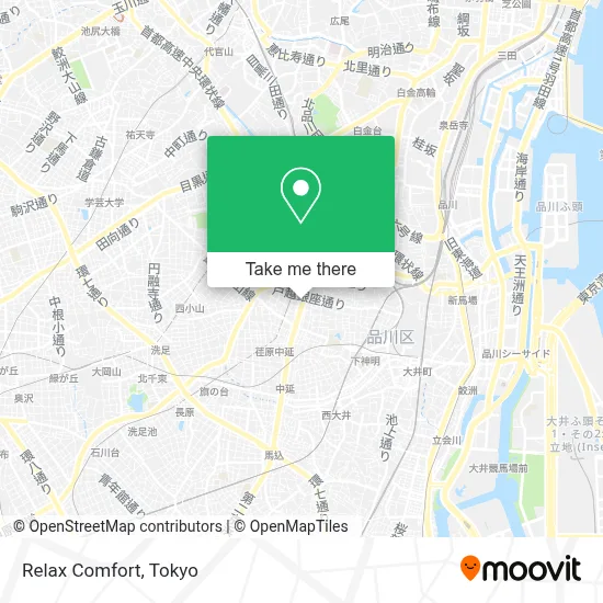 Relax Comfort map