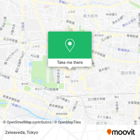 Zeleaveda map