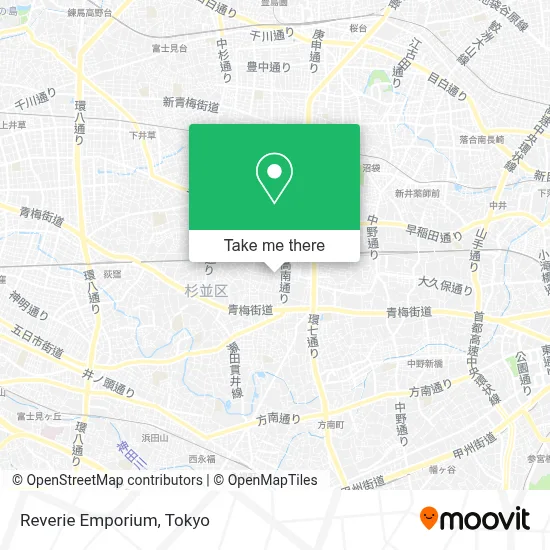 Reverie Emporium map