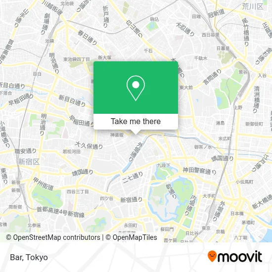 Bar map