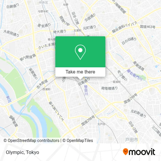 Olympic map