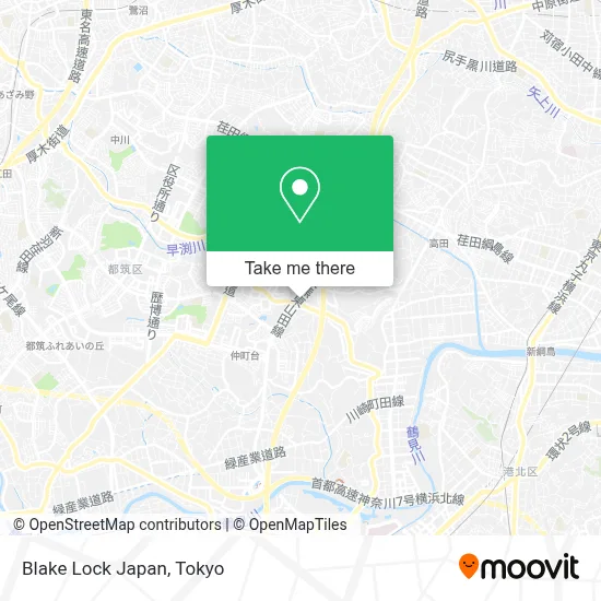 Blake Lock Japan map