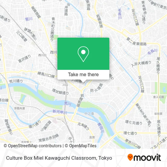 Culture Box Miel Kawaguchi Classroom map