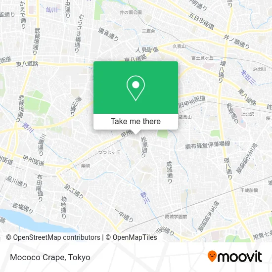 Mococo Crape map