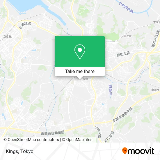 Kings map