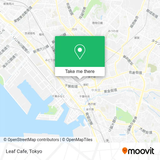 Leaf Cafe map