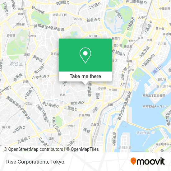 Rise Corporations map
