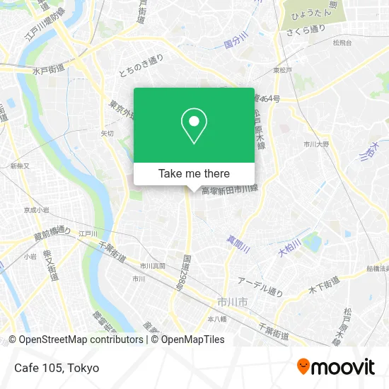 Cafe 105 map