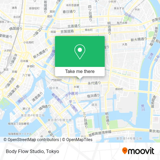 Body Flow Studio map
